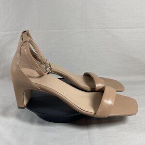 Naturalizer 27 Edit Women's Beige Leather IRISS Dress Sandal Shoe Size‎ 11-NEW